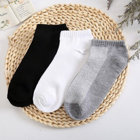 1 Pair Adult Invisible Ankle Men's Breathable Thin Boat Socks